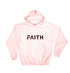 Faith Letter Print Unisex Hoodies