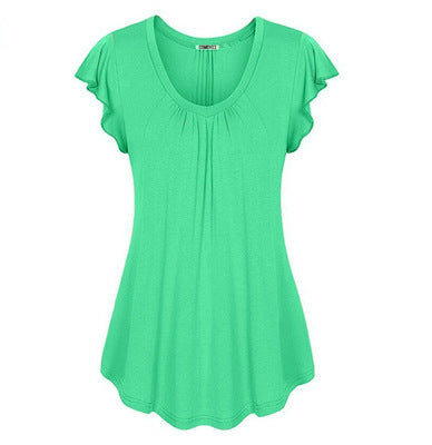 Short Sleeves Plus Size Shirts Women