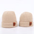 Solid Color Thermal Baby Knitted Cap