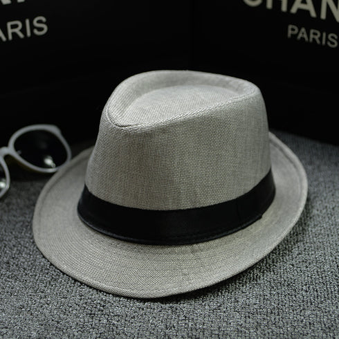 Solid color small Jazz hat