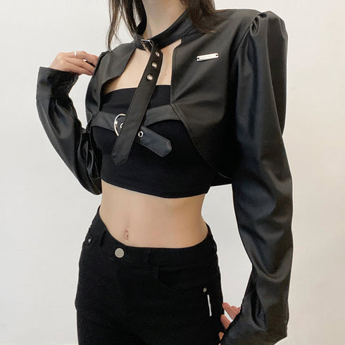 Women's Short Street Biker Jacket