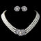 Pearl Rhinestone Jewellery Set