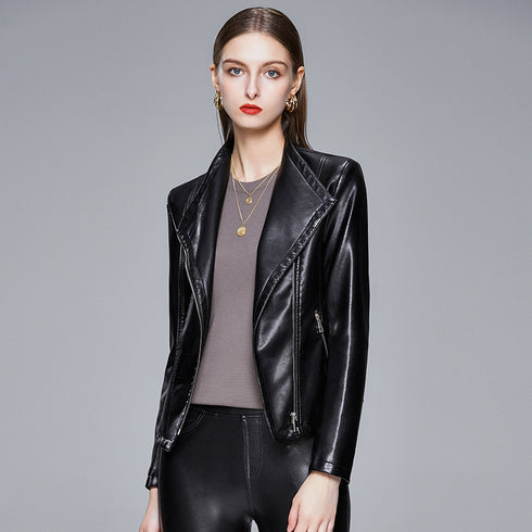 Slim Slimming Leather Jacket