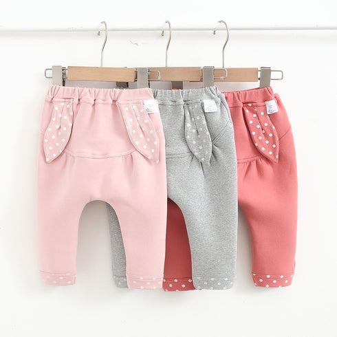Toddler's Cartoon bunny ear trousers