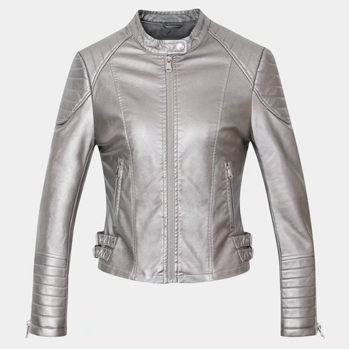Ladies Motorcycle leather jacket