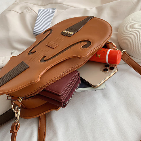 Ladies Realistic violin  Funky backpack