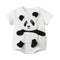 Leisure Short Sleeved Romper Three-dimensional Panda