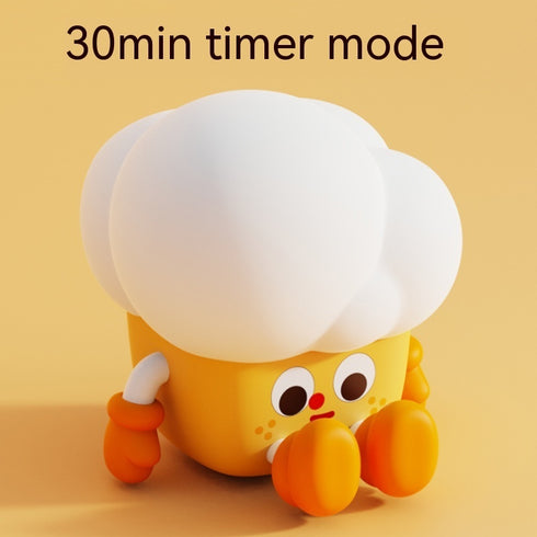 Bedroom Sleeping Popcorn Pat Small Night Lamp