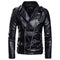 Multi-zip Biker leather jacket