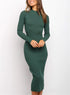 Women's Suits Sweater Backless Bow Tight Dresses