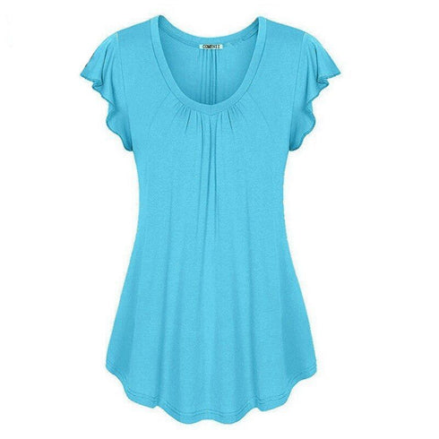 Short Sleeves Plus Size Shirts Women