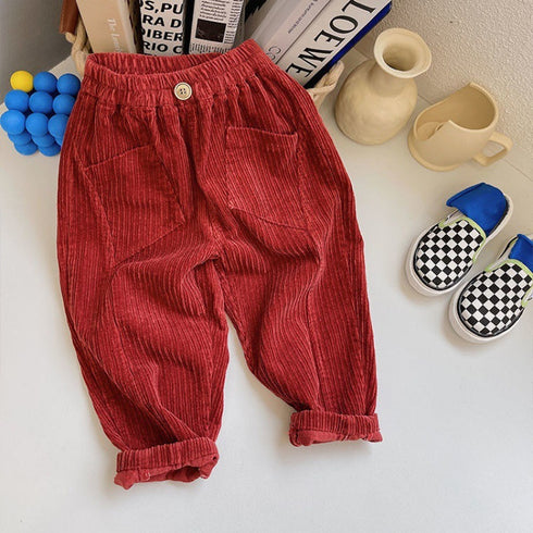 Children's Cotton Corduroy Trousers