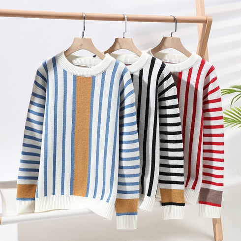 Men Loose Cashmere Knitted Sweater