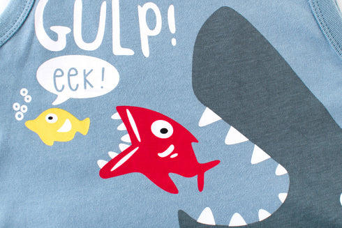 Kids Sleeveless Sling Cartoon Baby Top