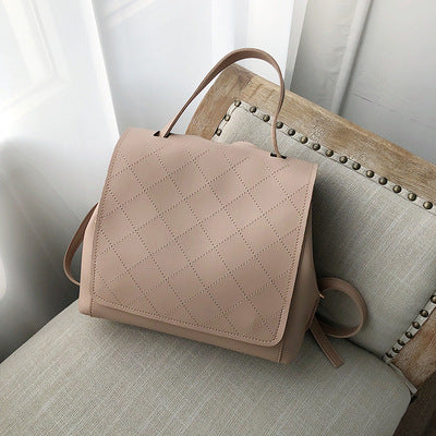 Checked fashion Pastel Backpacks