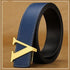 "V" Letter belt men