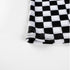 Women's mesh checkerboard perspective long-sleeved shirt