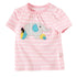 Cartoon Pattern Stitching Baby Short-Sleeved T-Shirt