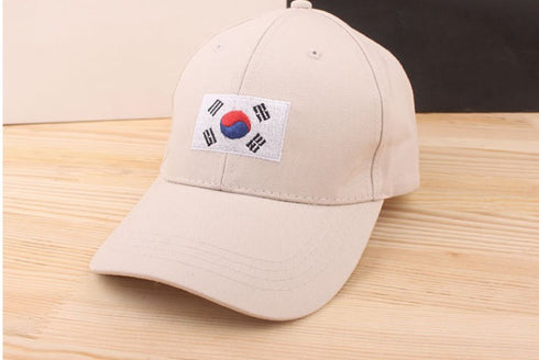 Korean Embroidered Flag Cap