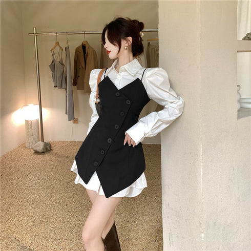 Irregular Shirts For Women With vest