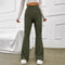 Women's High Waist Knitted Trousers
