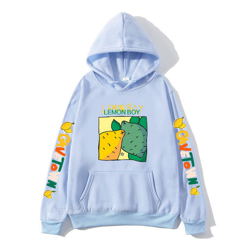 Cavetown Lemon Boy Cartoon Print Hoodies