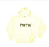 Faith Letter Print Unisex Hoodies