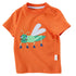 Cartoon Pattern Stitching Baby Short-Sleeved T-Shirt