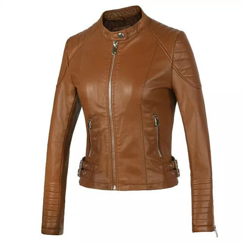 Ladies Motorcycle leather jacket