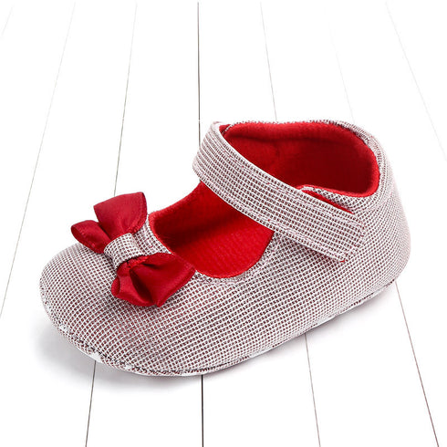 Princess baby bow shoes