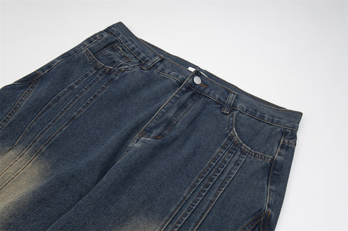 Unisex Ripped Denim Trousers