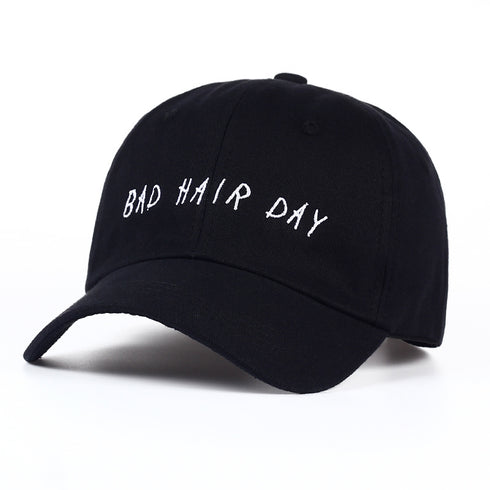 Embroidered baseball Bad Hair Day cap