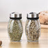 Easy To Rotate Seasoning Glass Jar Set