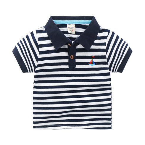 Children's Short-sleeved Polo T-shirt