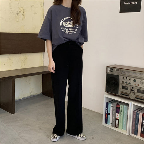 Women Short Sleeve Casual Korean Style Shirt