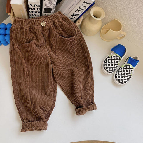 Children's Cotton Corduroy Trousers