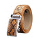Vintage Men's Automatic Buckle Leather Belt