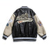Men's Embroidered Casual Leather Jacket