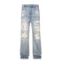 Girls Ripped Beggar Denim Trousers
