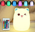 Cartoon silicone clapping lamp