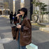 Women's Loose Trendy Leather Jacket