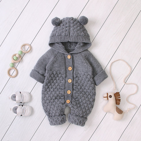 Baby's Soft knitted jumpsuit