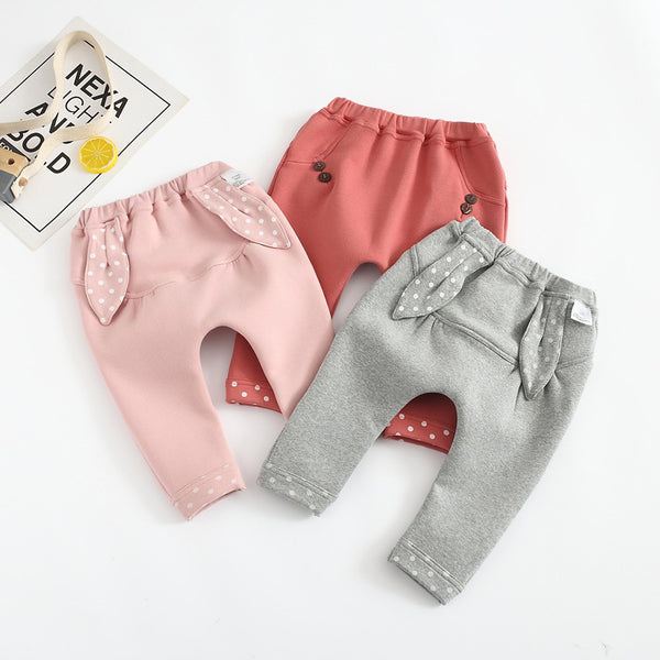 Toddler's Cartoon bunny ear trousers