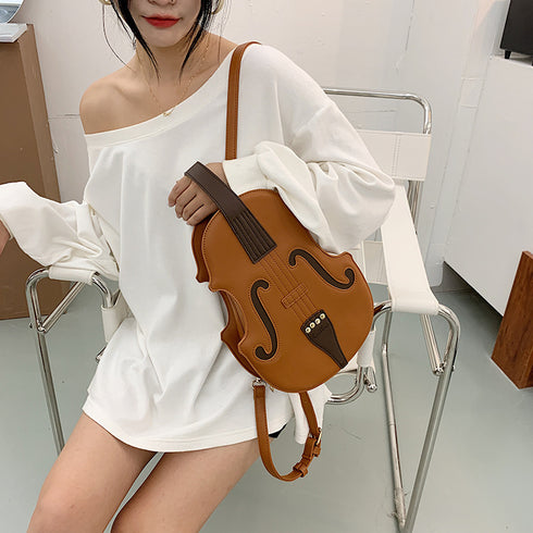Ladies Realistic violin  Funky backpack