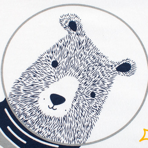 Children's Bear Astronaut cartoon T-shirt