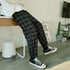 Boys Plaid Casual Pants