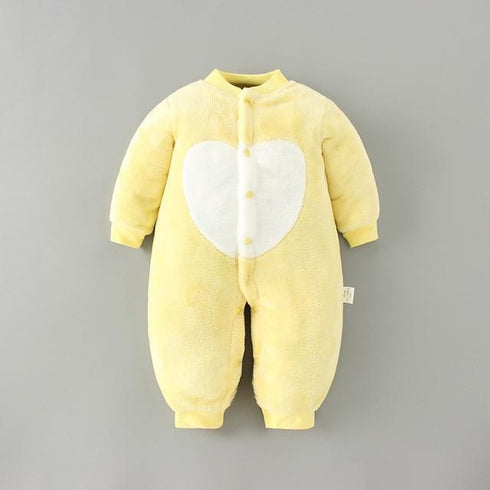 Baby flannel Warm jumpsuit