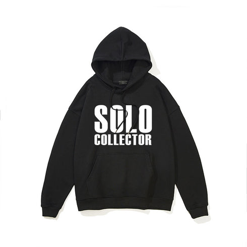 SOLO PROTECTOR Cotton Basic Style Hoodies