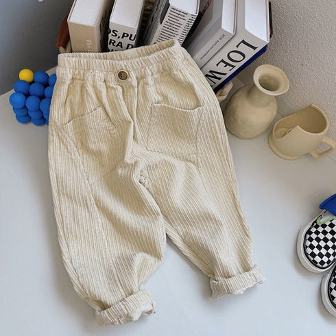 Children's Cotton Corduroy Trousers