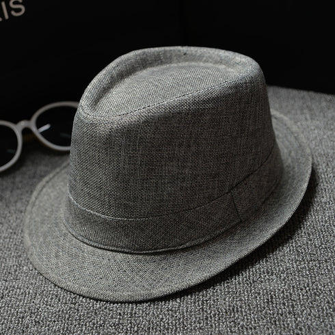 Solid color small Jazz hat